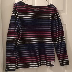 AUTHENTIC TALBOTS TEE - FROSTY STRIPE SIZE M